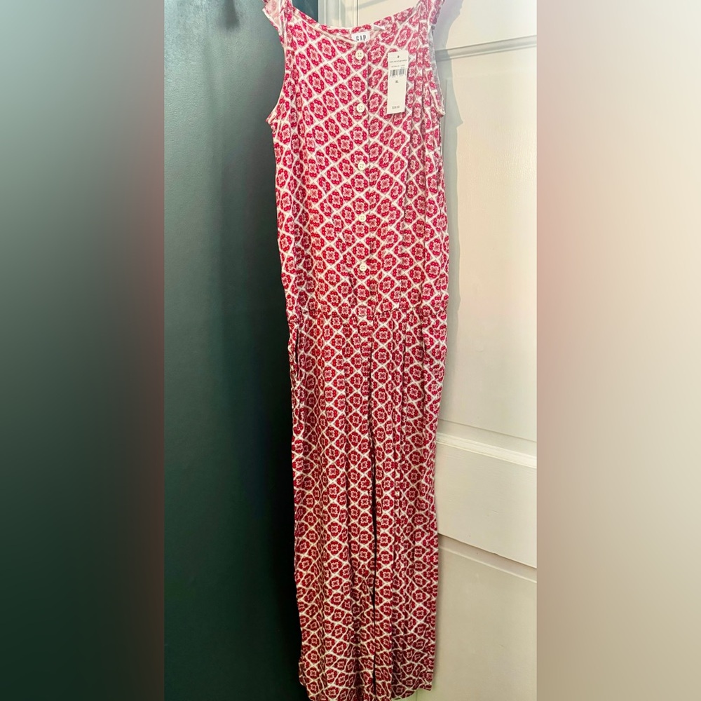 Gap Girls Floral Jumpsuit